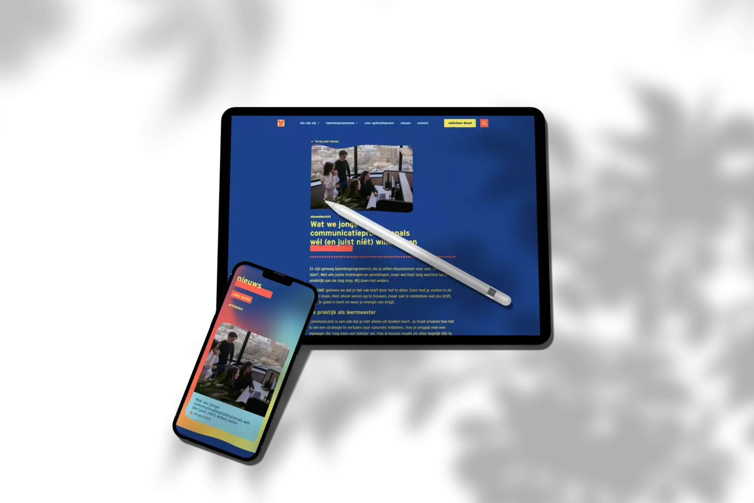 Lume website case