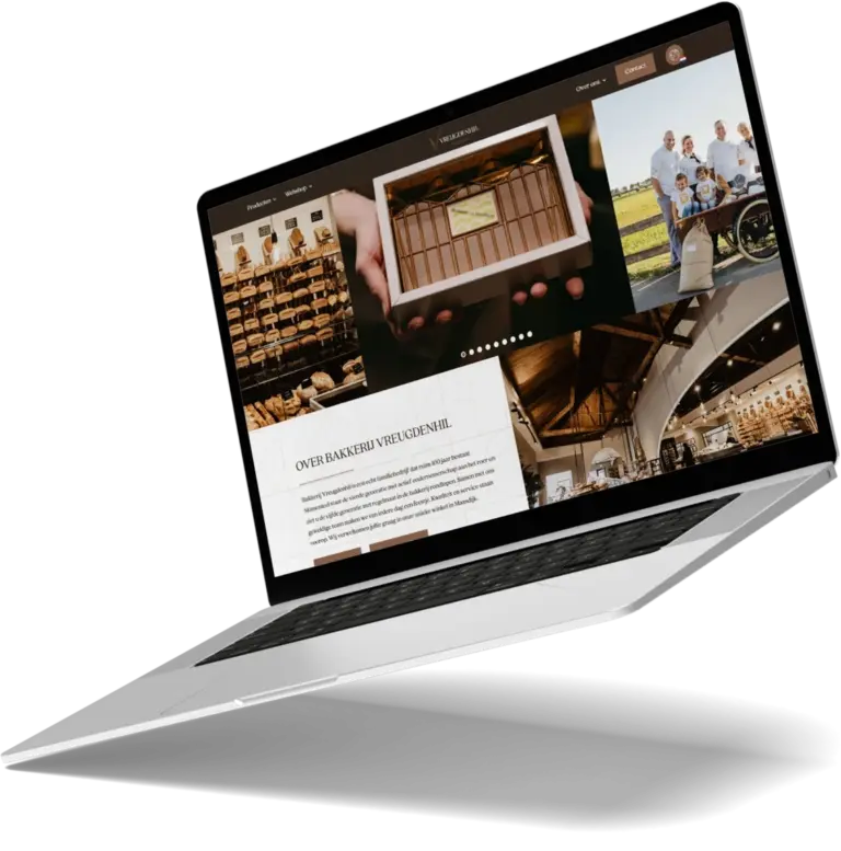 Mockup Bakkerij Vreugdenhil