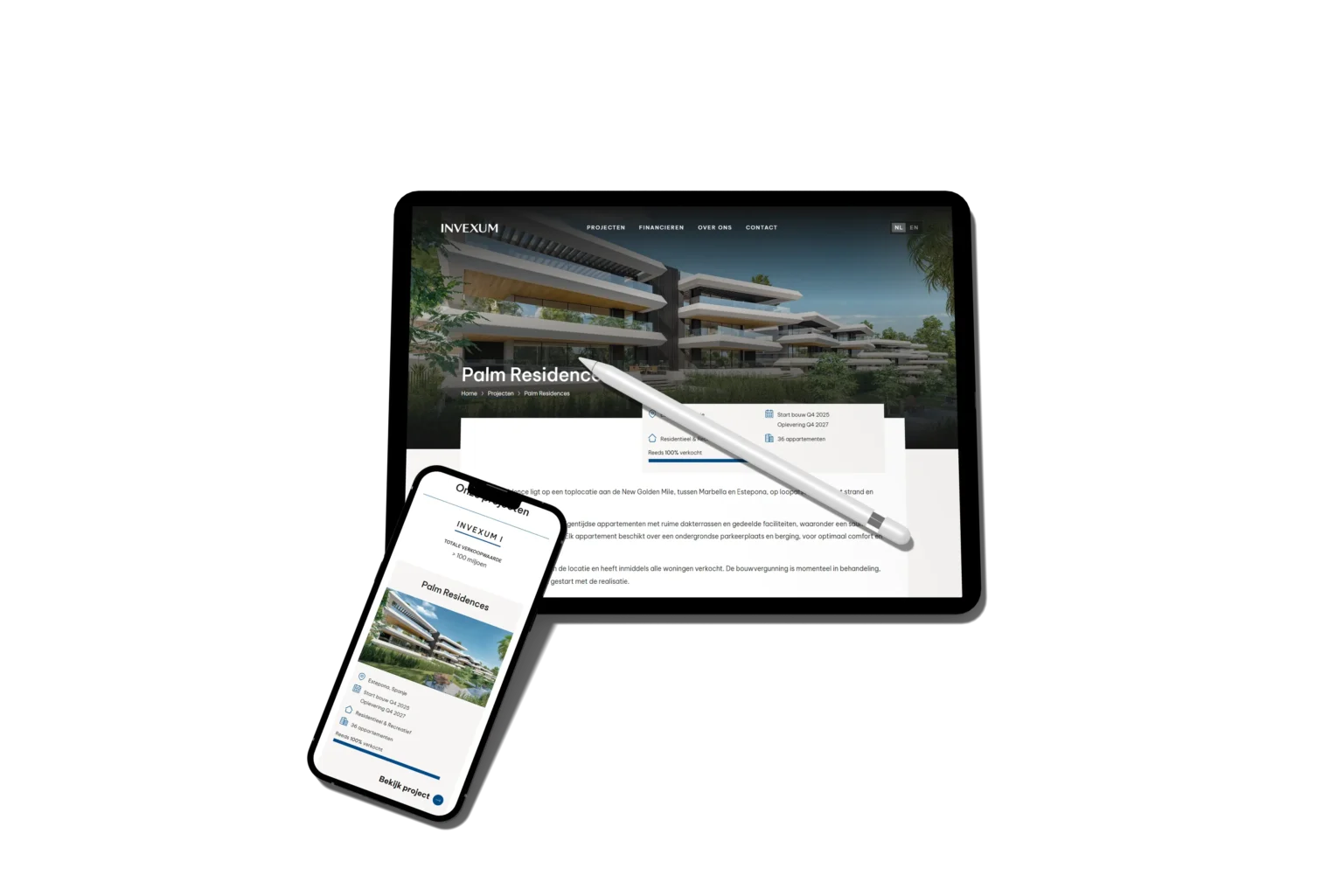 INVEXUM website case 2